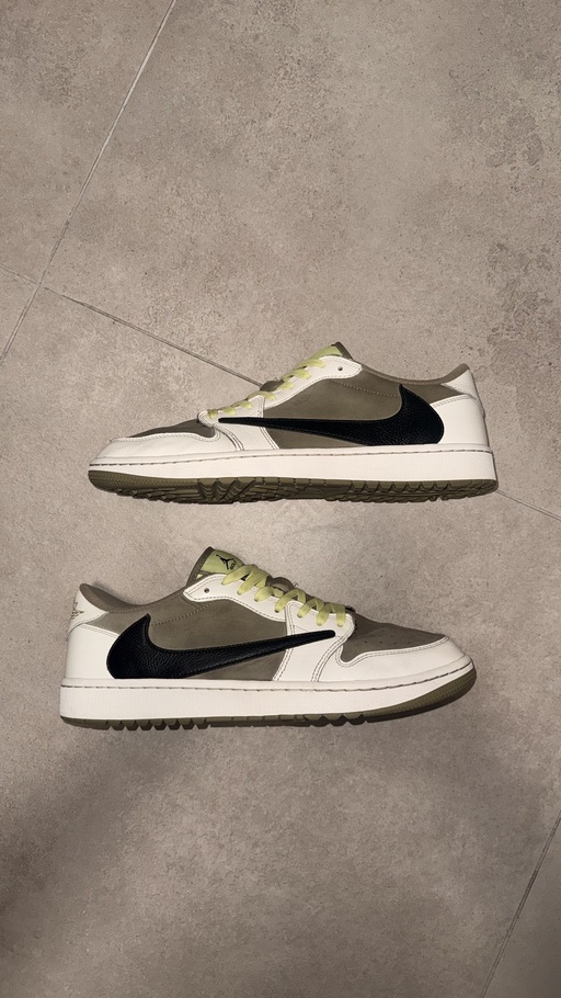 Air Jordan x Travis Scott 1 Low Golf 'Neutral Olive' (2023)