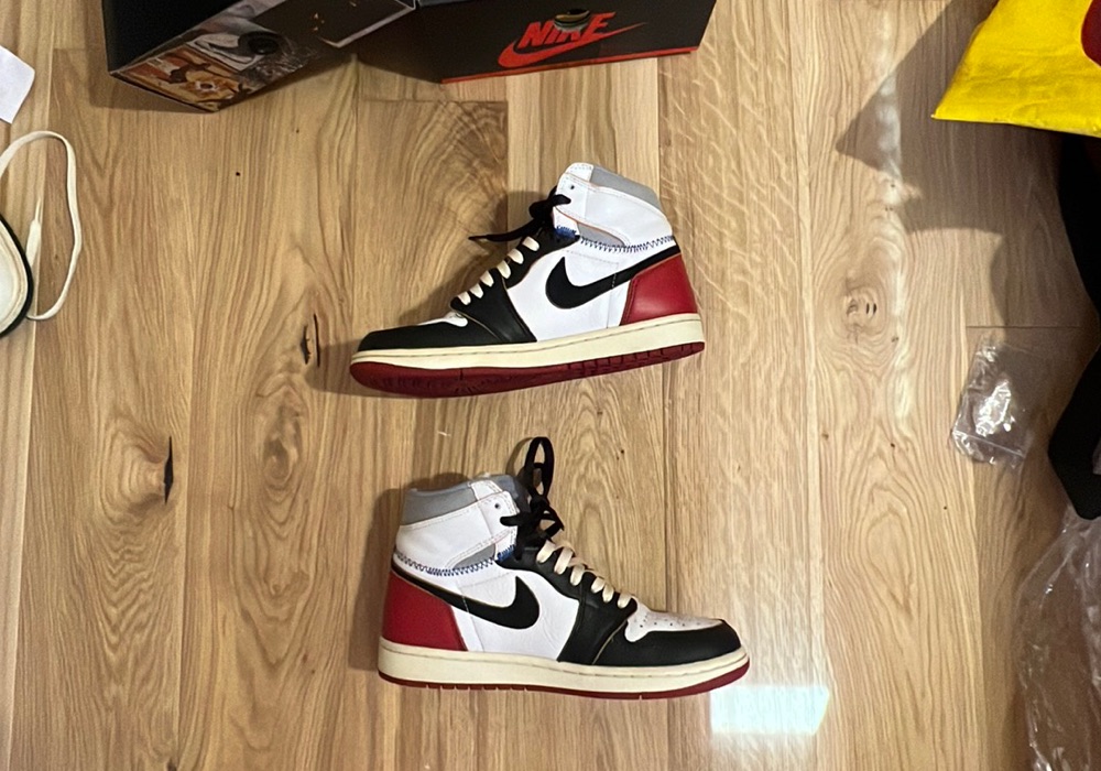Air Jordan x Union LA 1 Retro High OG Varsity Red (2018) photo 2