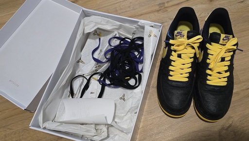 Nike x Kobe Air Force 1 Low 'Lakers Away' (2025)