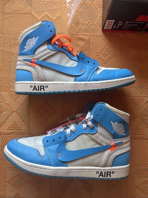 Air Jordan x Off White 1 'Powder Blue' (UNC) (2018)