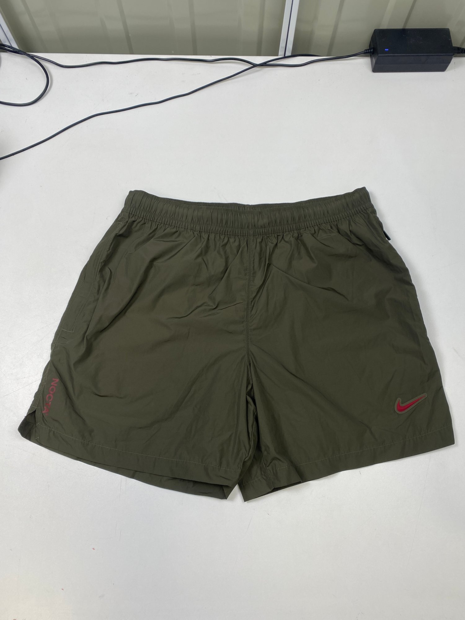 Nike x NOCTA Cardinal Nylon Short Olive Green photo 1