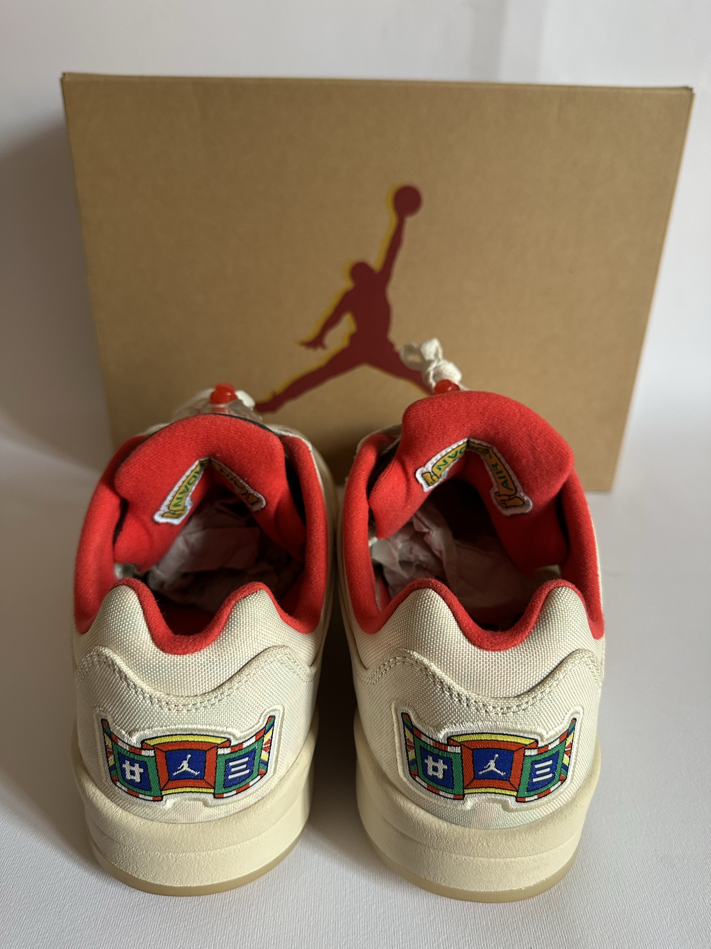 Air Jordan 5 Low 'Chinese New Year Sail Chile Red' (2021) photo 4