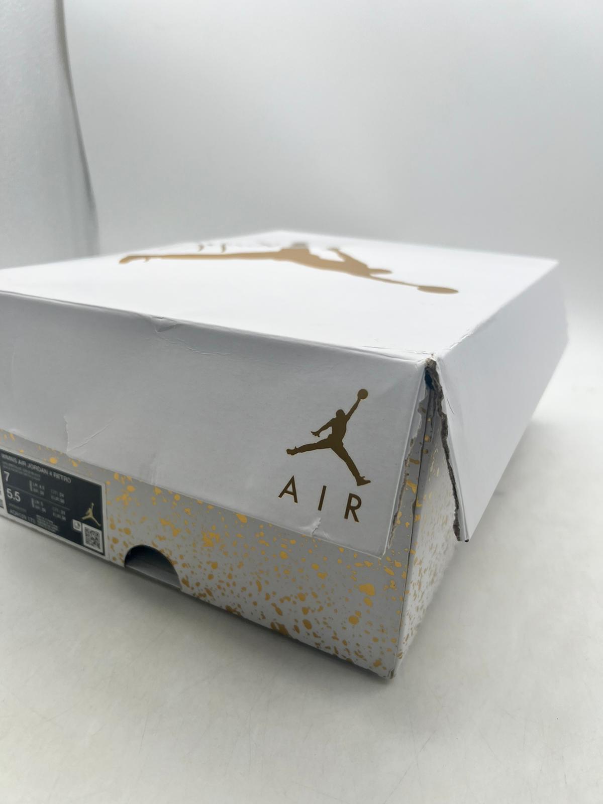 Air Jordan 4 WMNS 'Metallic Gold' (2024) photo 1