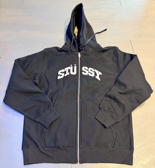 Stussy Block Sport Zip Hoodie Black (SS23)
