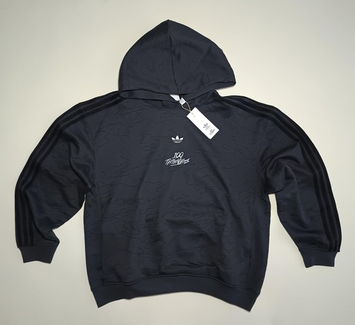 Adidas x 100 Thieves Hoodie 'Carbon' (2025)