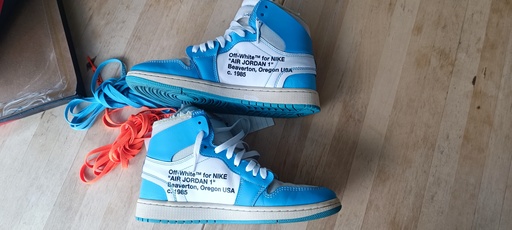 Air Jordan x Off White 1 'Powder Blue' (UNC) (2018)