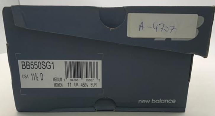 New Balance 550 Black Red (2021) photo 7