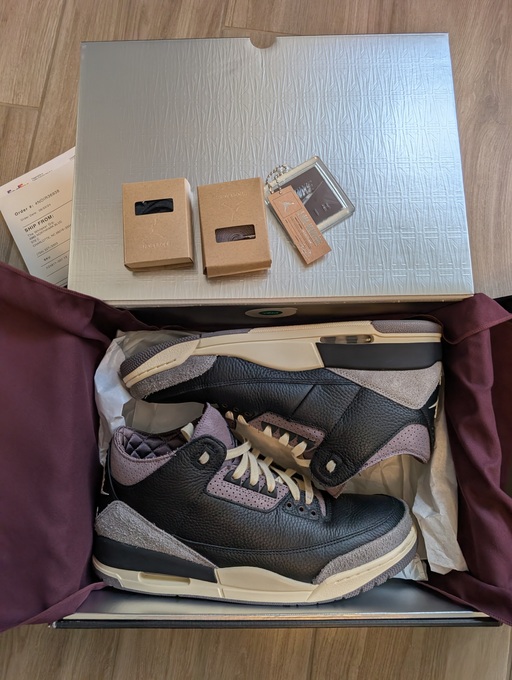 Air Jordan x A Ma Maniére 3 OG SP WMNS 'Black' (2024)