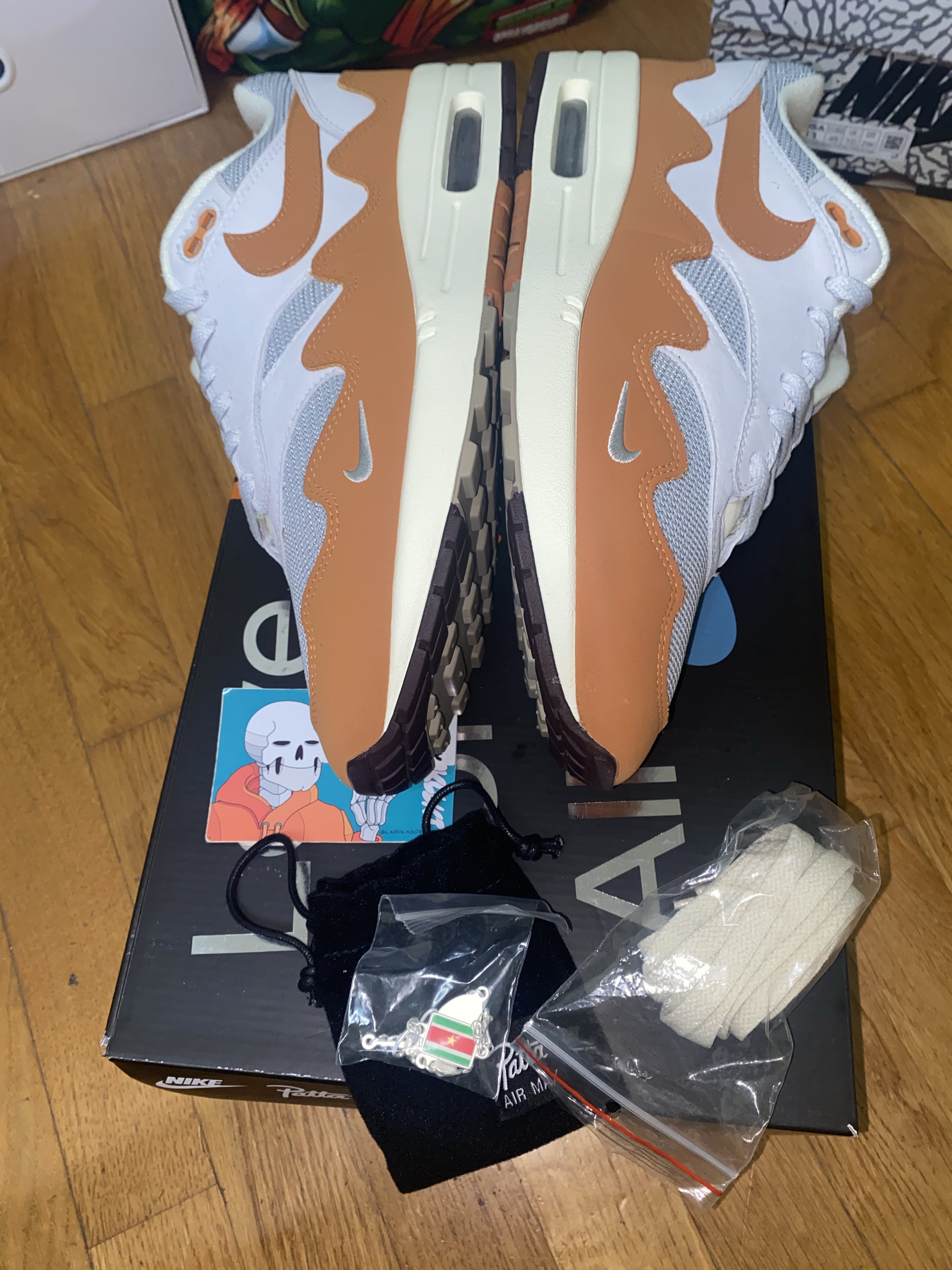 Nike x Patta Air Max 1 'Waves Monarch' (2021) (With Bracelet) photo 10