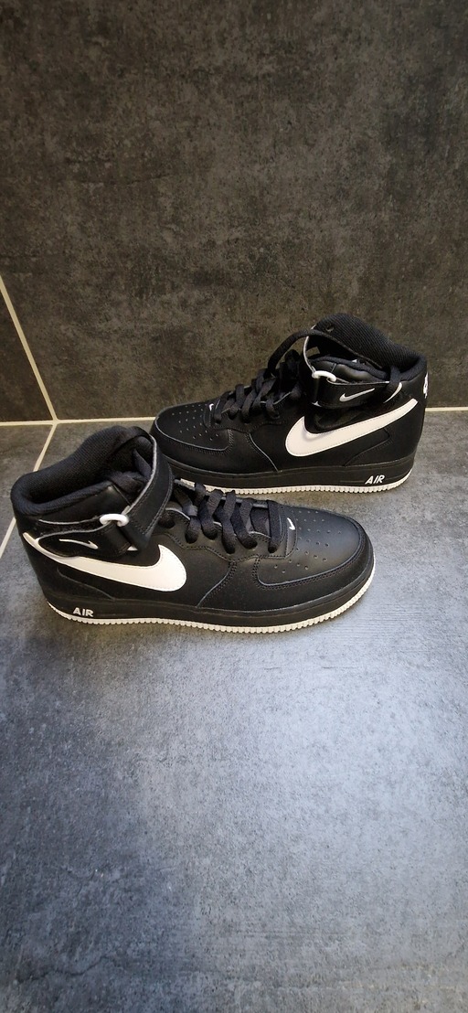 Nike Air Force 1 Mid Black White (2023)