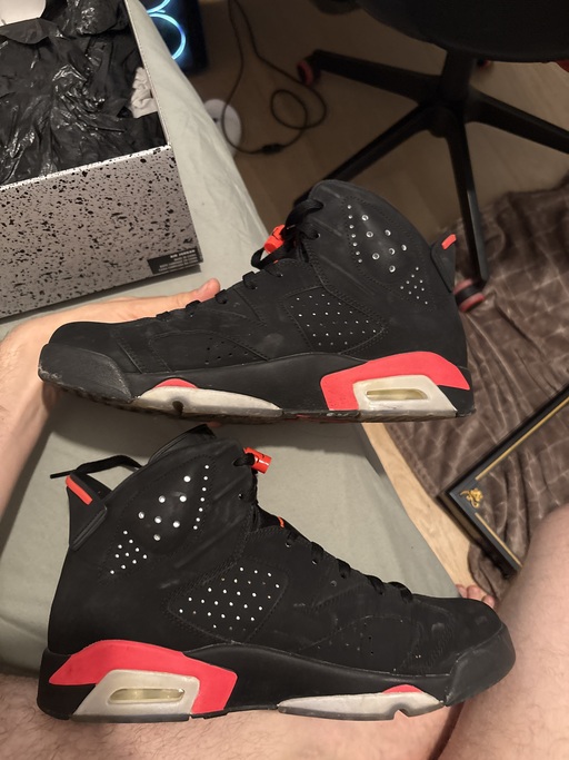 Air Jordan 6 Retro Infrared Black (JUMPMAN) (2014)