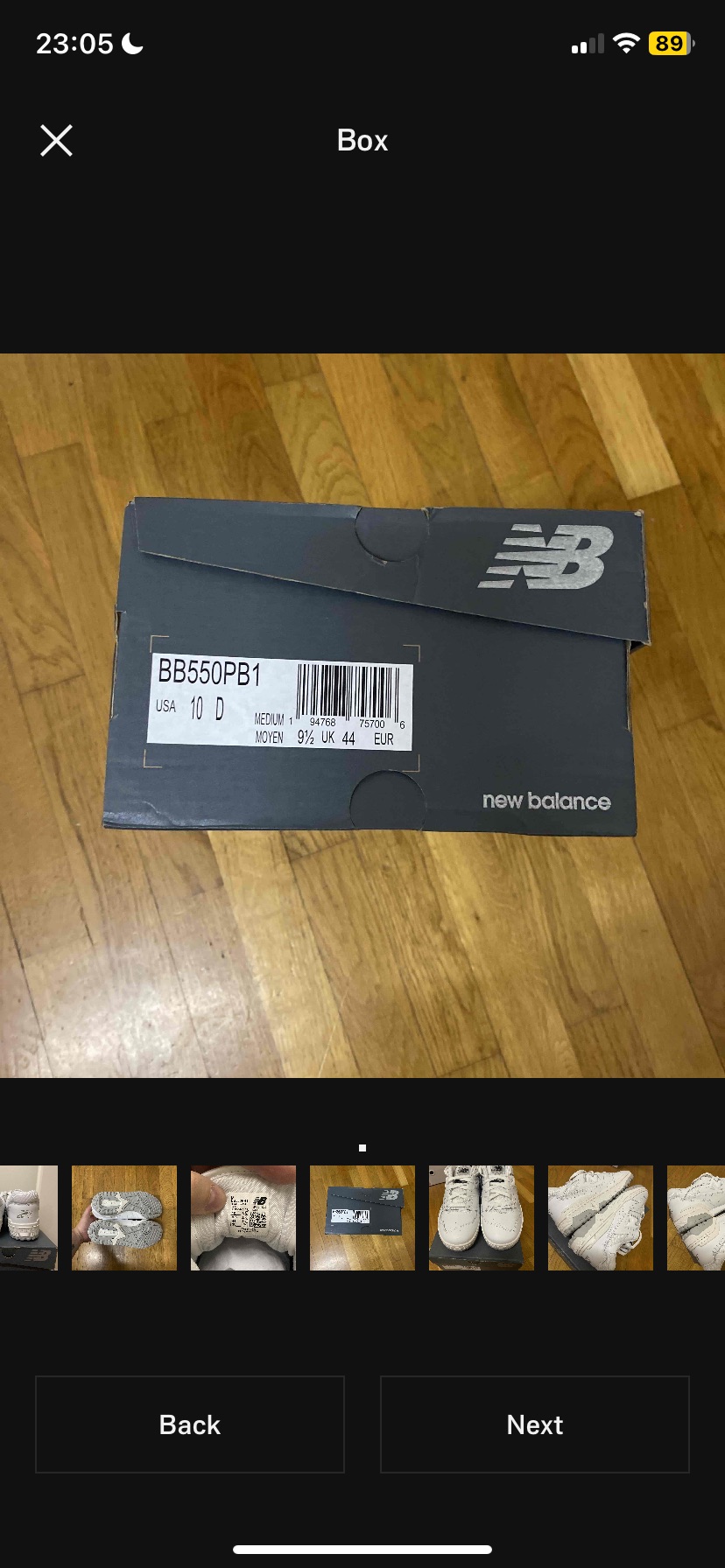 New Balance 550 White (2021) photo 7