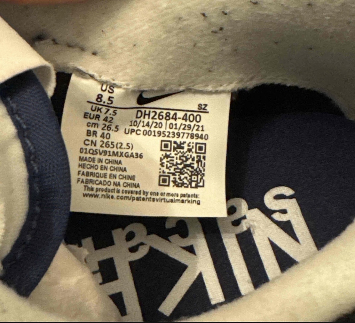 Nike x sacai x Fragment LDWaffle 'Blue Void' (2021) photo 6