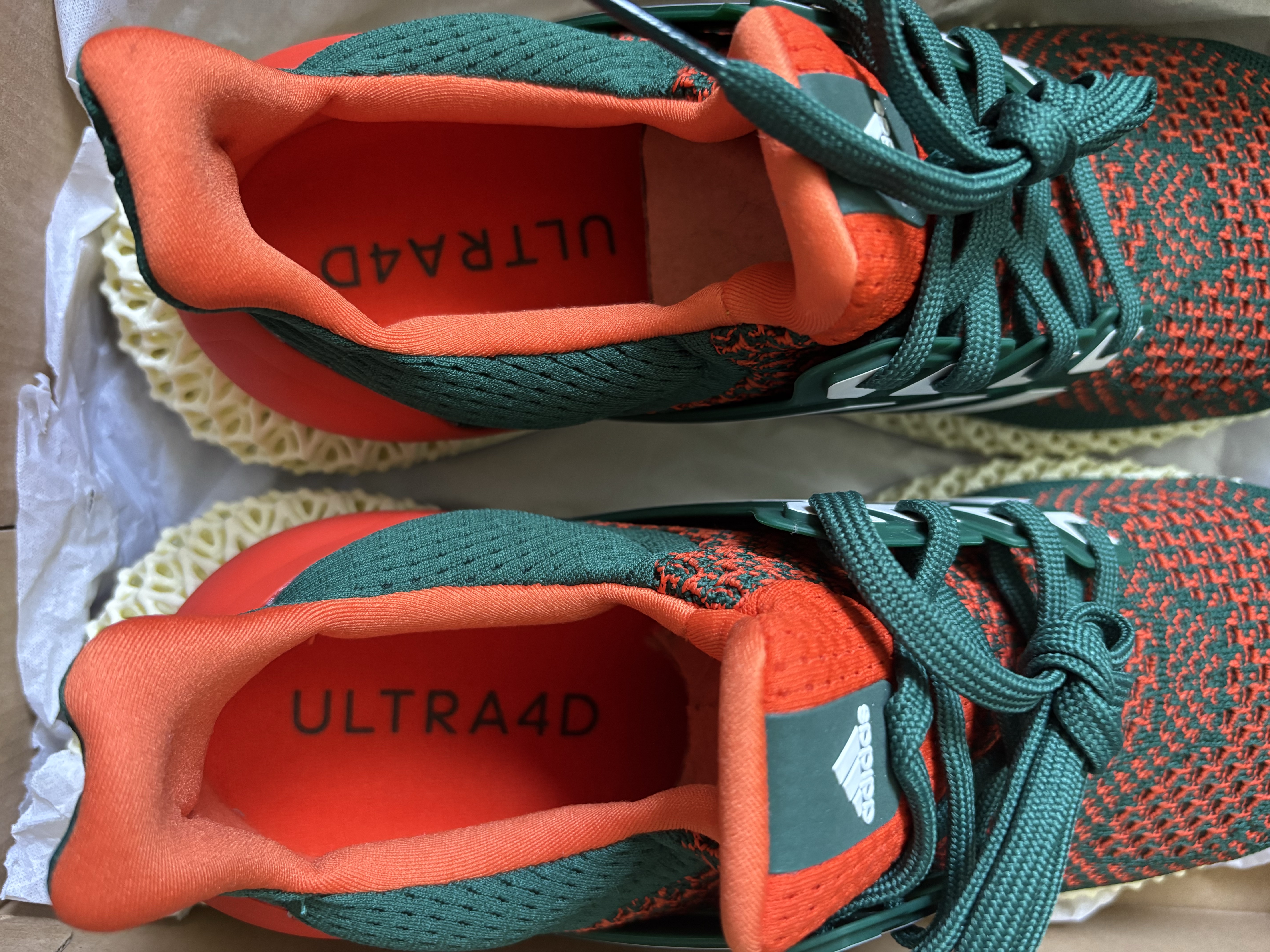 Adidas Ultra 4D Miami Hurricanes (2021) photo 2