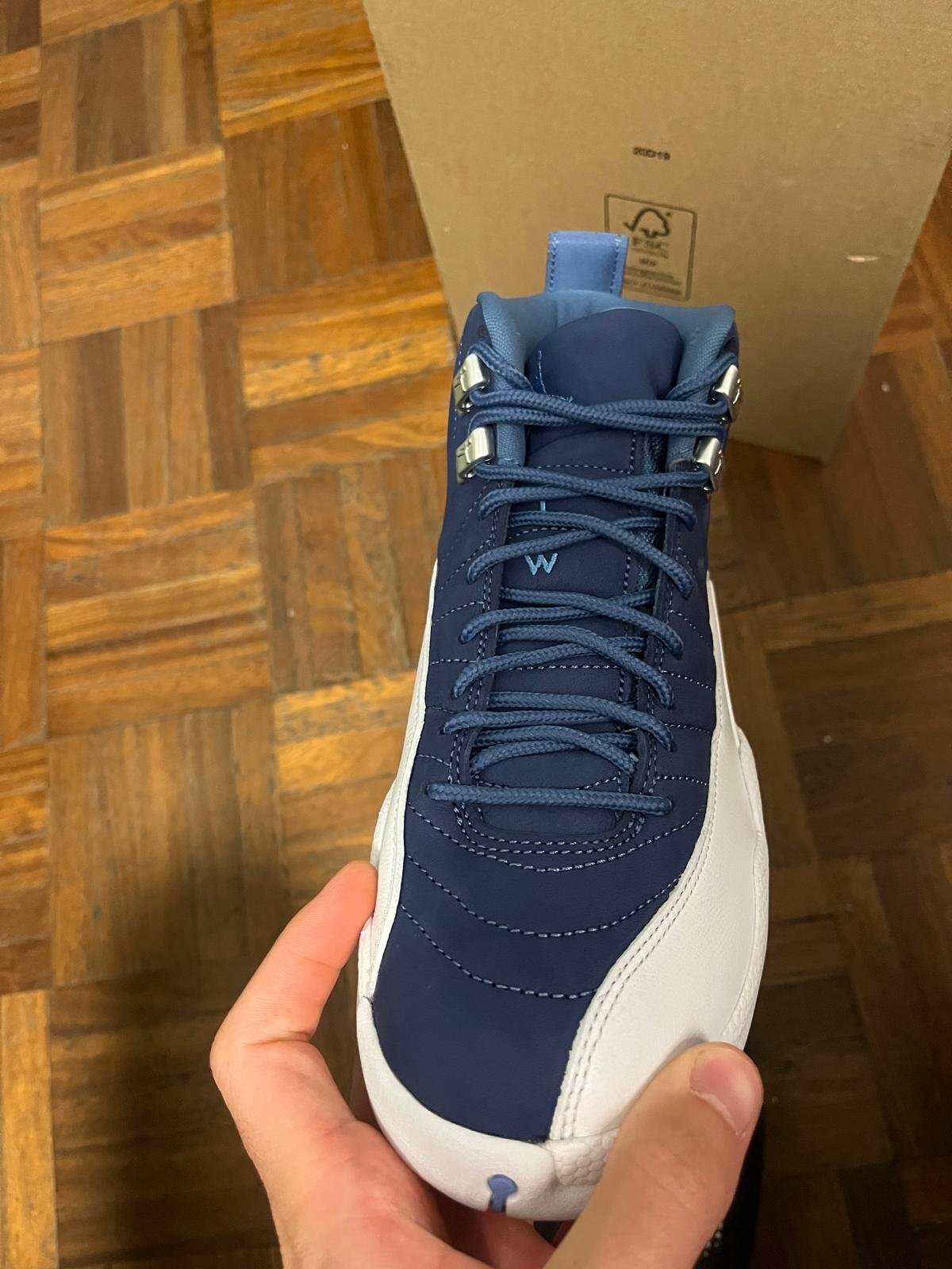 Air Jordan 12 Retro 'Indigo' (Stone Blue) (2020) photo 4