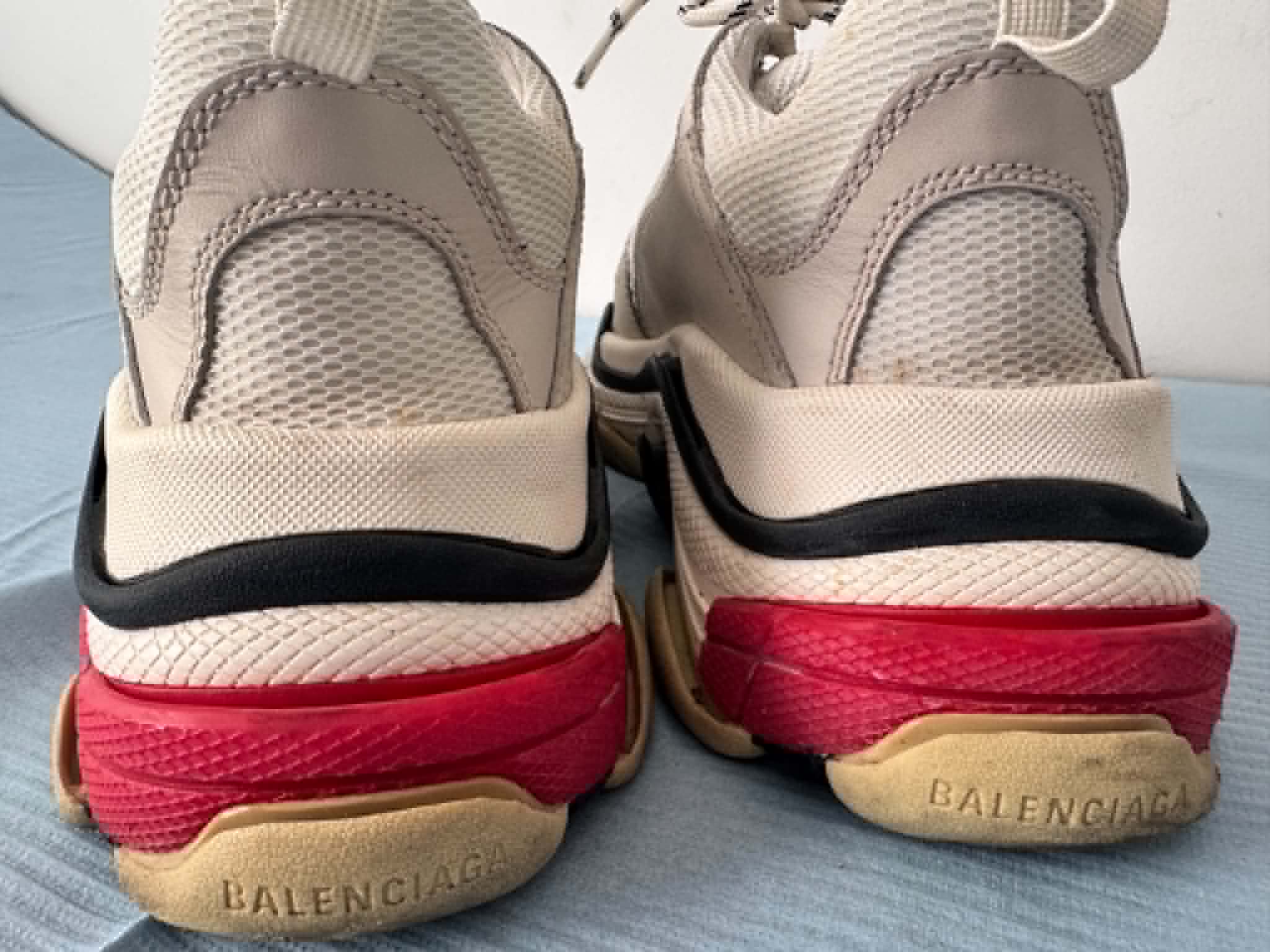 Balenciaga Triple S 'White Black Red' photo 4