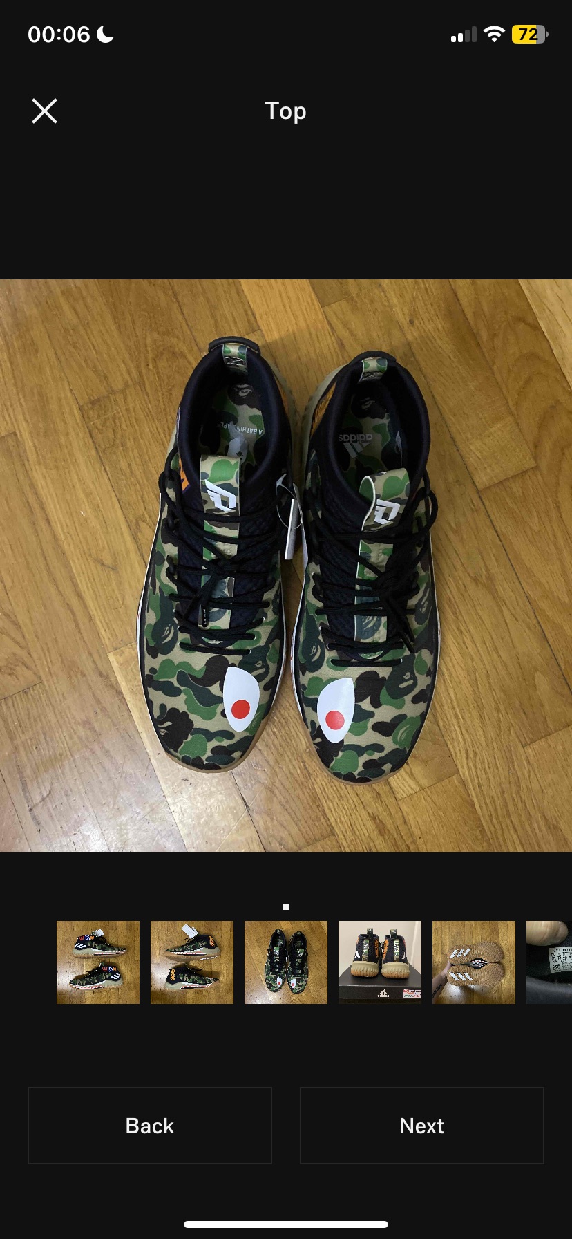 Adidas x Bape Dame IV 4 'Green Camo' (2018) photo 3