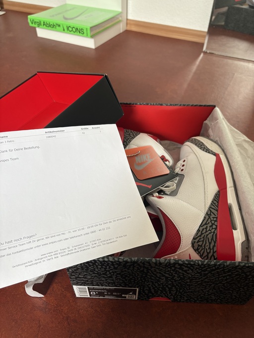 Air Jordan 3 OG 'Fire Red' (2022)