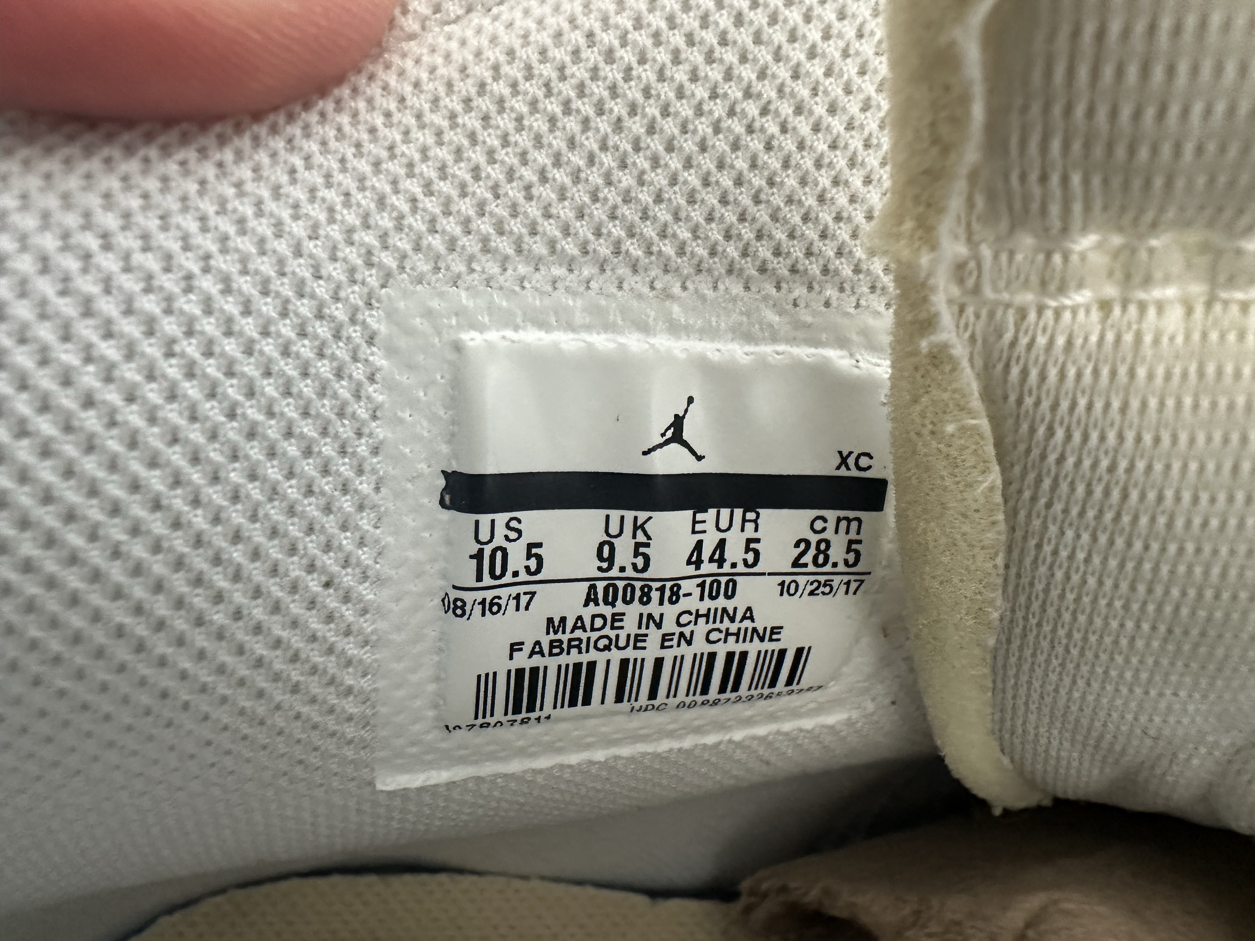 Air Jordan x Off-White 1 Retro High White (2018) photo 6