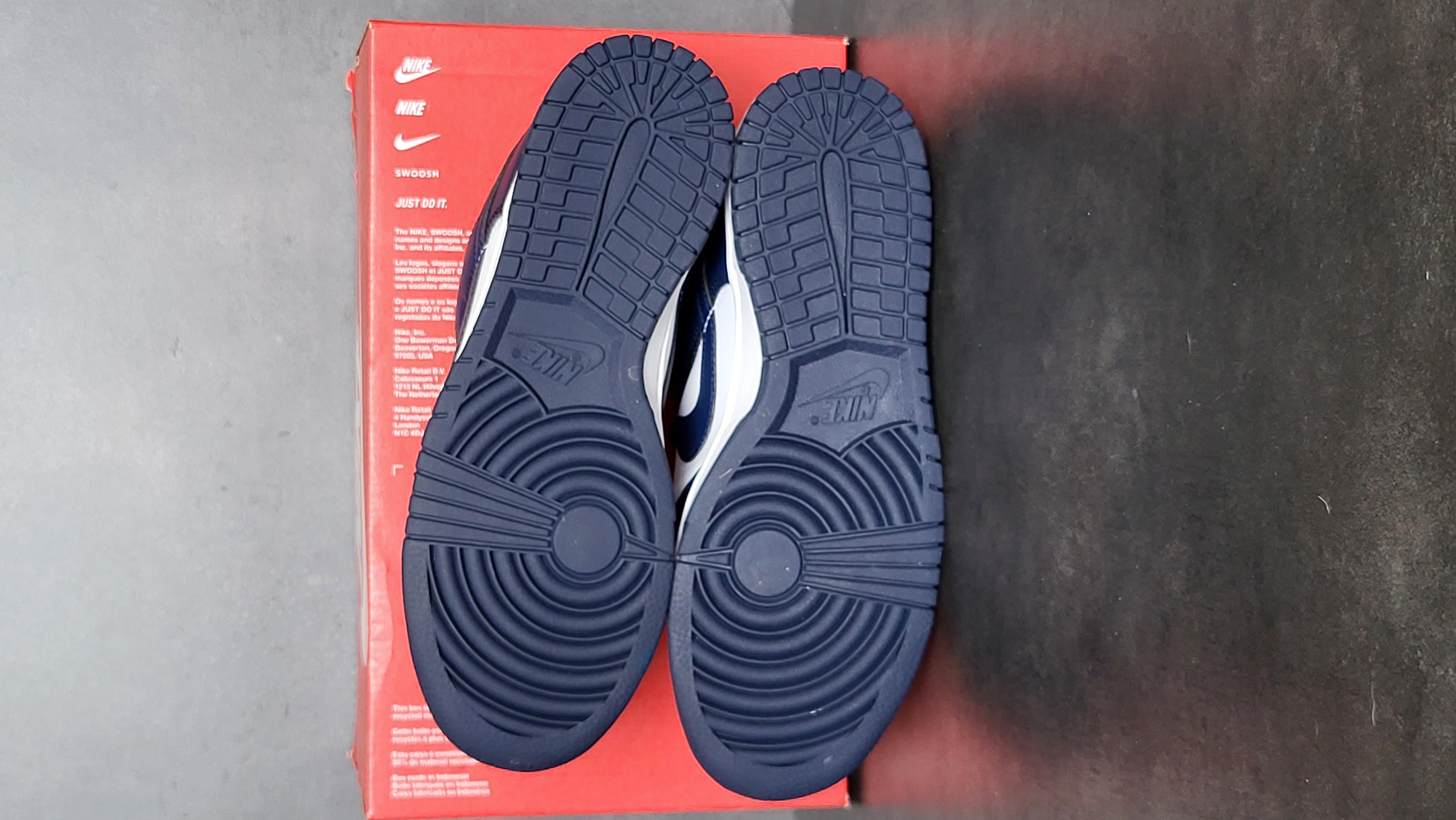 Nike Dunk Low 'White Midnight Navy' (2024) photo 5