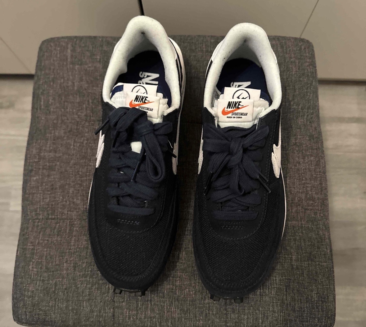 Nike x sacai x Fragment LDWaffle 'Blue Void' (2021) photo 3