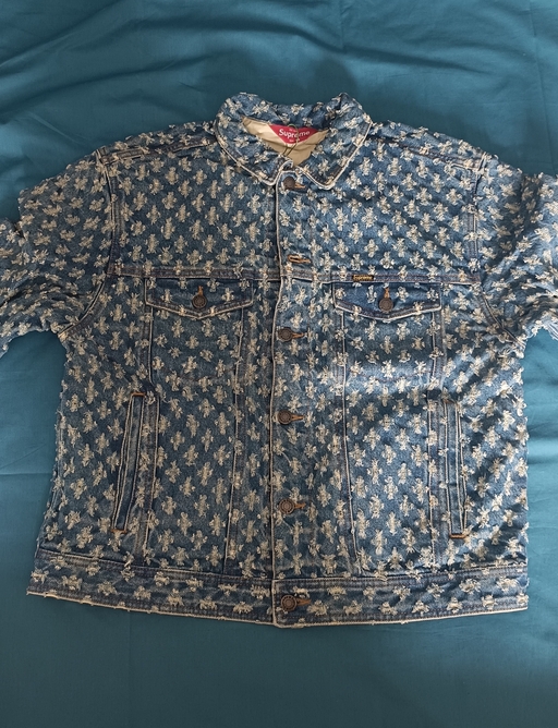 Supreme Hole Punch Denim Trucker Jacket (SS20)