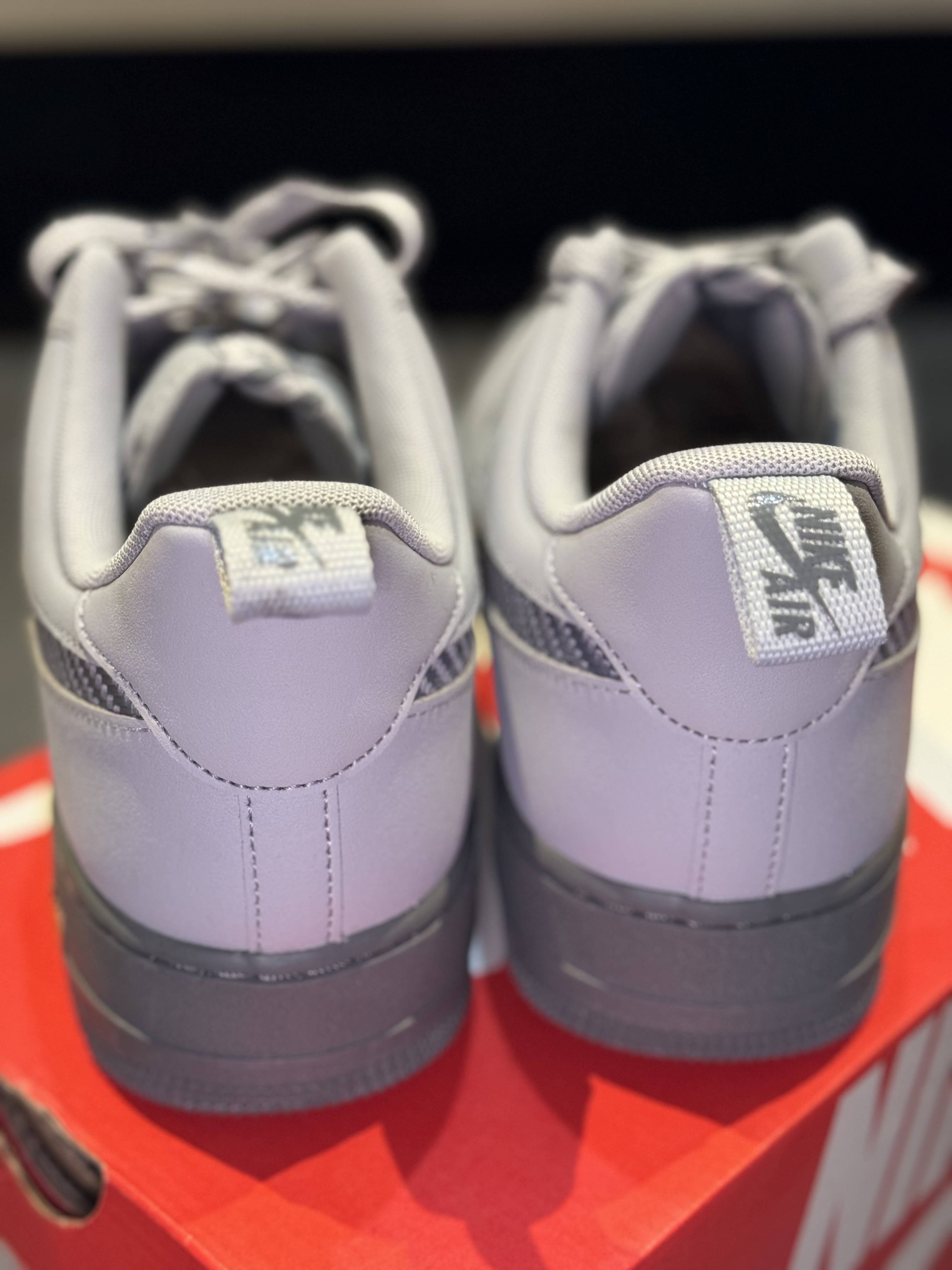 Nike Air Force 1 Low Cut-Out Swoosh Grey (2022) photo 4