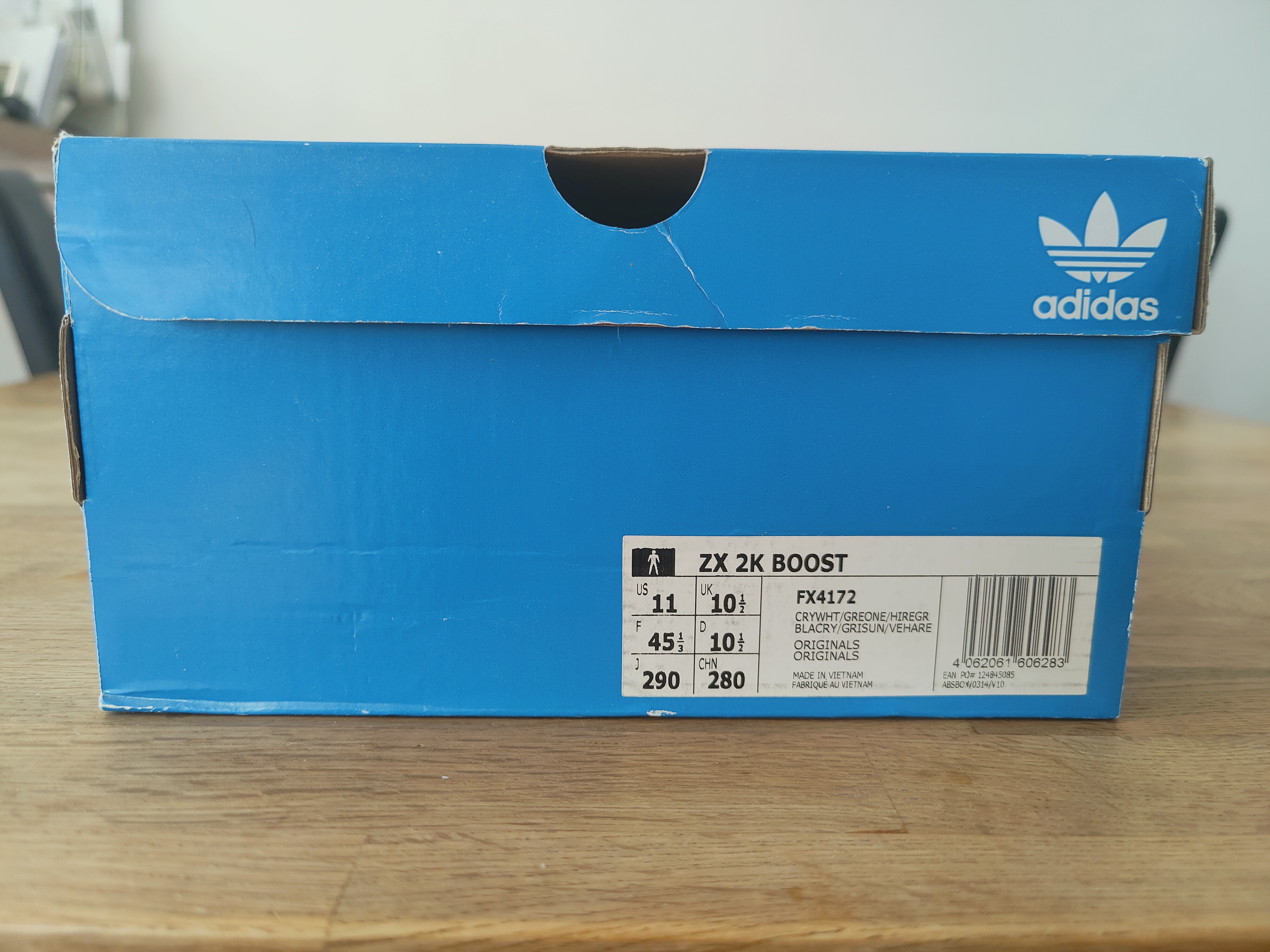 Adidas ZX 2K Boost Grey One Hi-Res Green (2020) photo 7