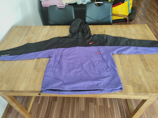 Palace x New Balance Pop Over Shell Jacket Black/Purple (SS23)