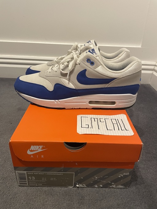 Nike Air Max 1 OG Anniversary Blue (2017 Restock)