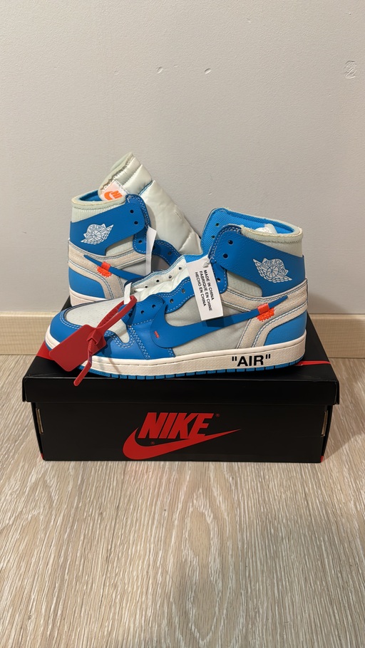 Air Jordan x Off White 1 'Powder Blue' (UNC) (2018)