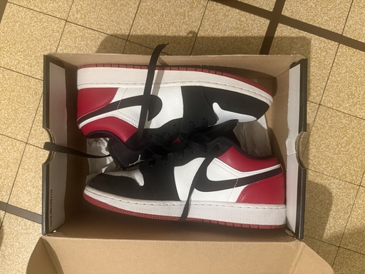 Air Jordan 1 Low 'Black Toe' (GS) (2019)