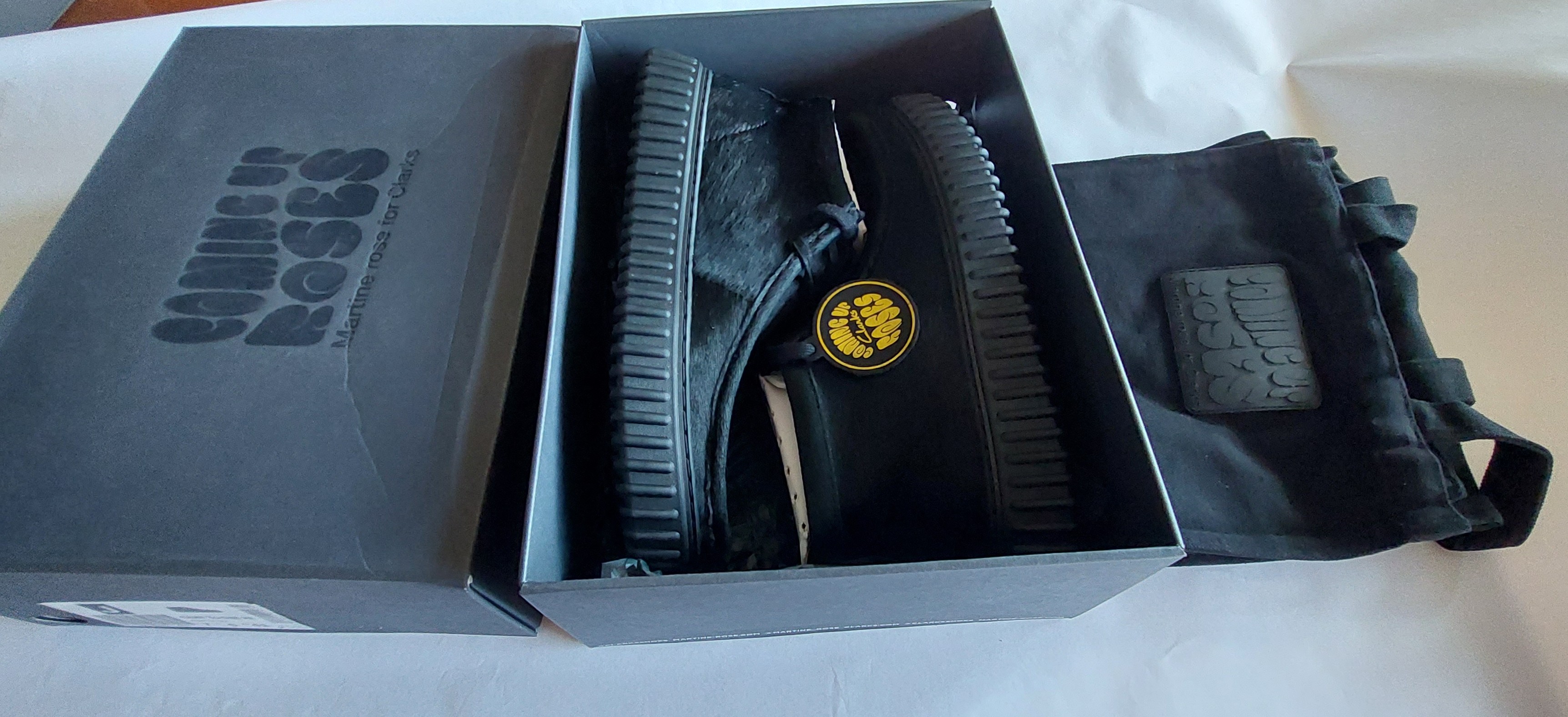 Clarks x Martin Rose x Pleasures CUR Torhill Hi 'Black' (2024) photo 8