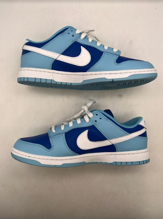 Nike Dunk Low Retro QS 'Flash White Argon Blue Flash' (2022) photo 3