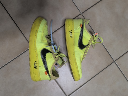 Nike x Off-White Air Force 1 Low 'Volt' (2018)