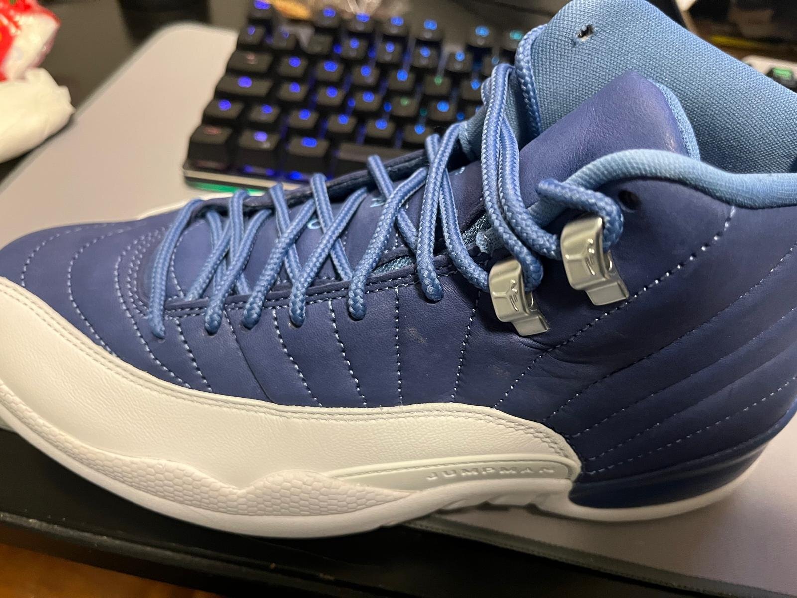 Air Jordan 12 Retro 'Indigo' (Stone Blue) (2020) photo 2