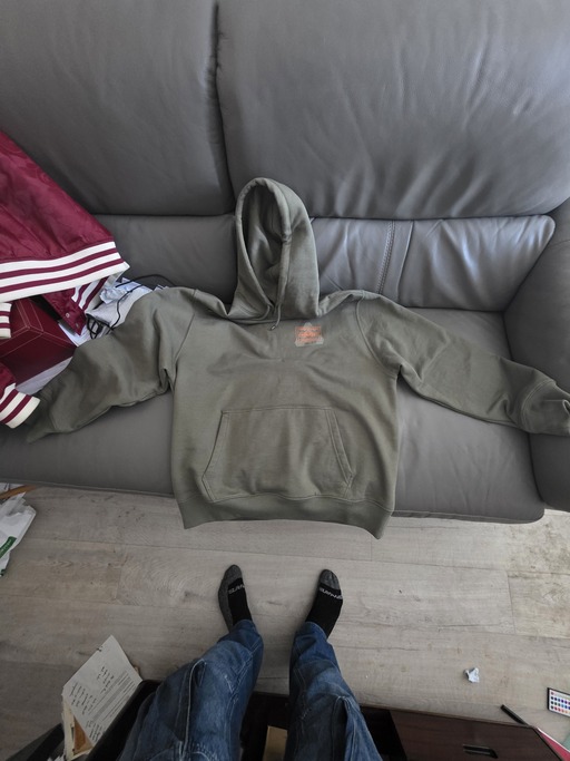 Palace Porter Logo Hood 'Olive' (FW24)
