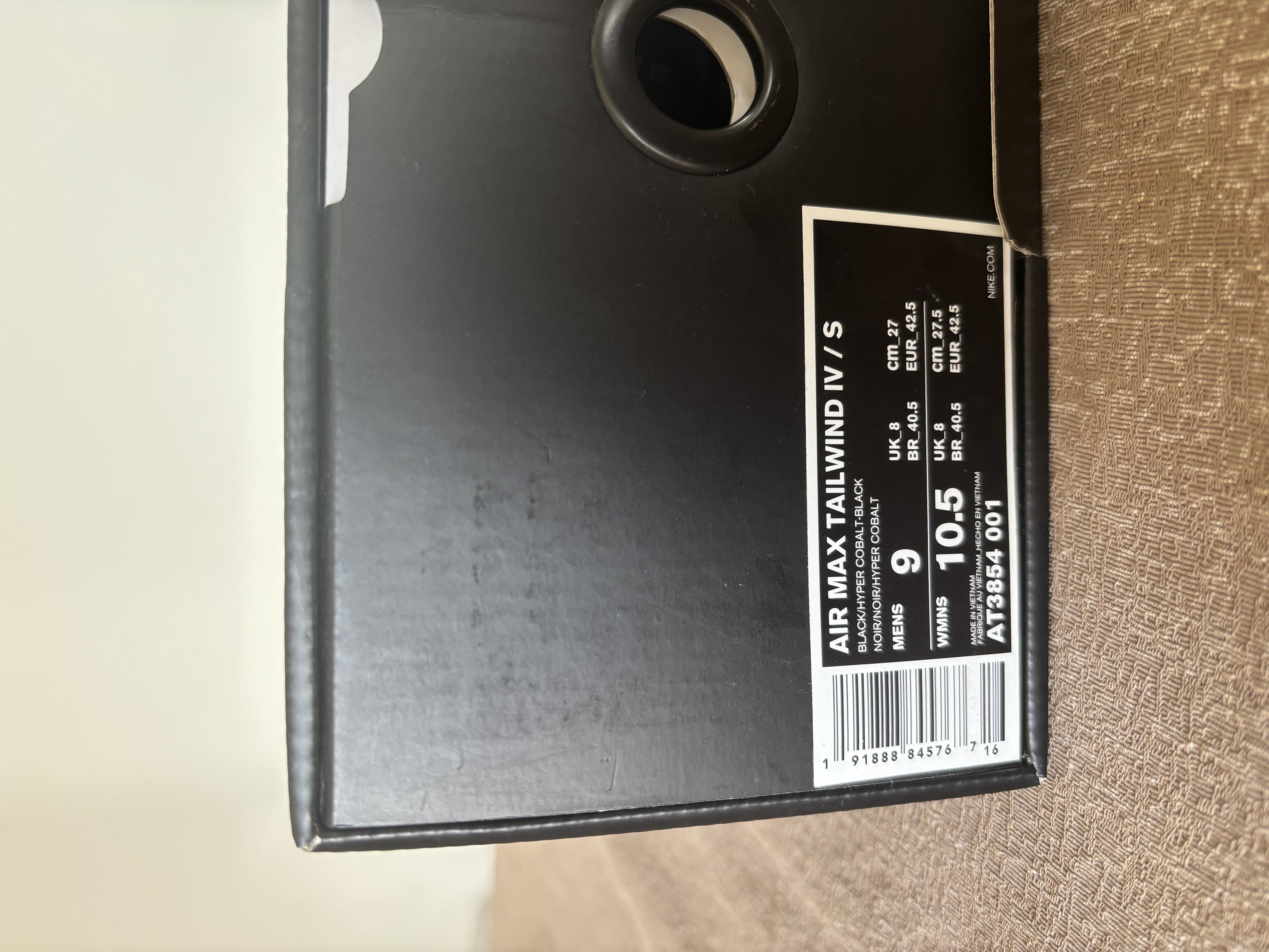 Nike x Supreme Air Tailwind IV 4 Black (2019) photo 6