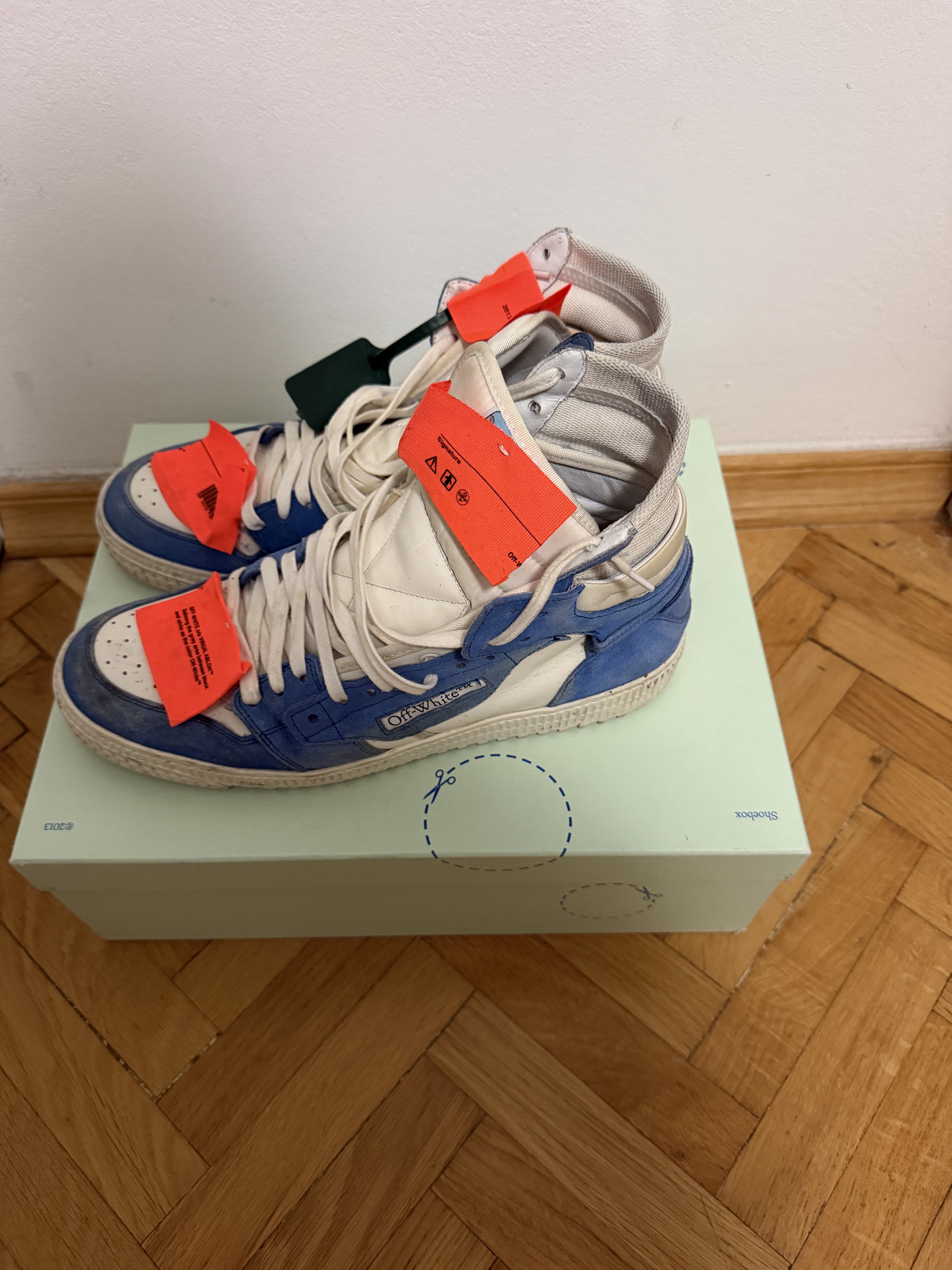 Off White Off-Court 3.0 High White Sky Blue (SS22) photo 2