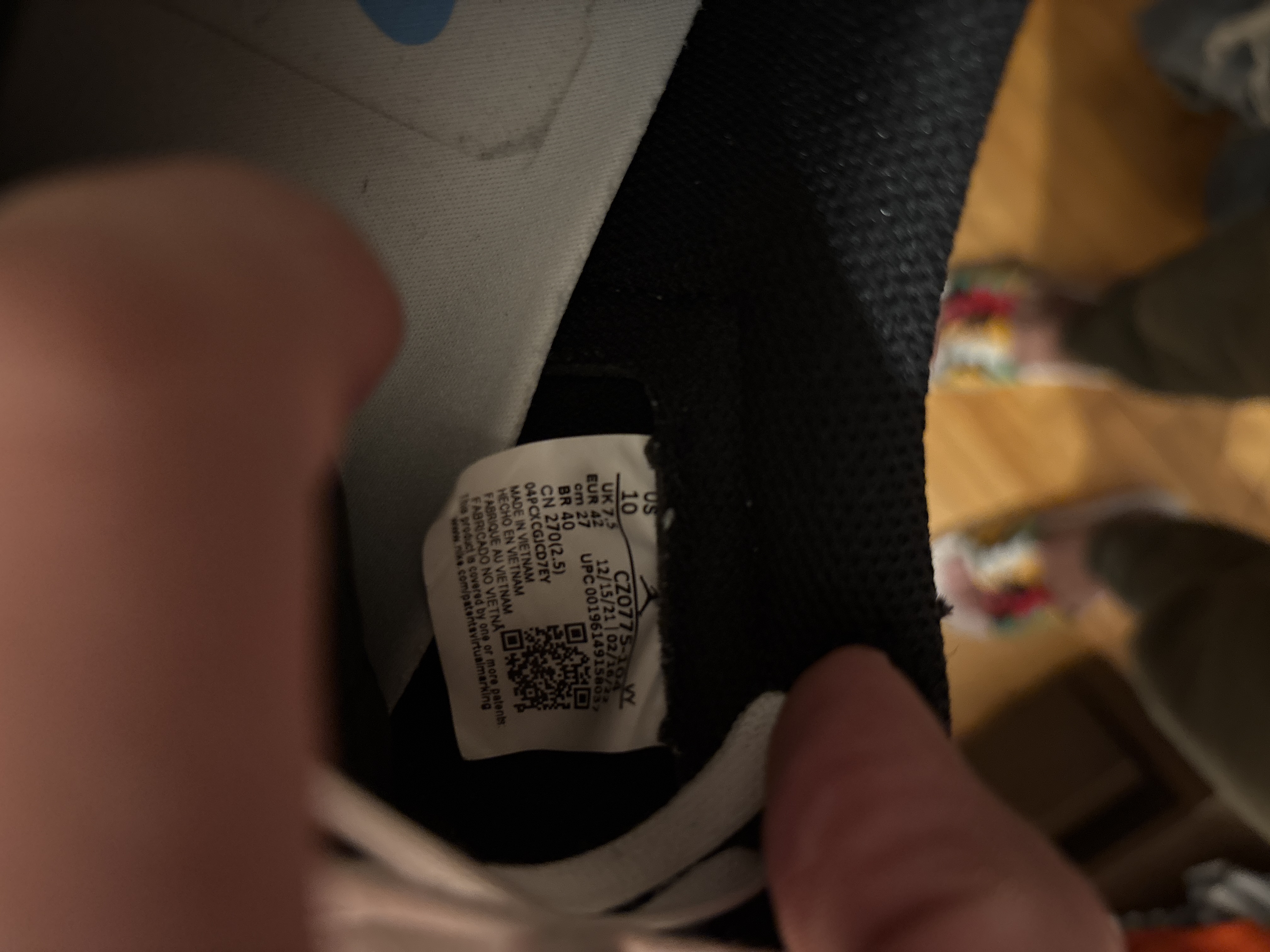 Air Jordan 1 Low WMNS Black and Dark Powder Blue (2022) photo 6