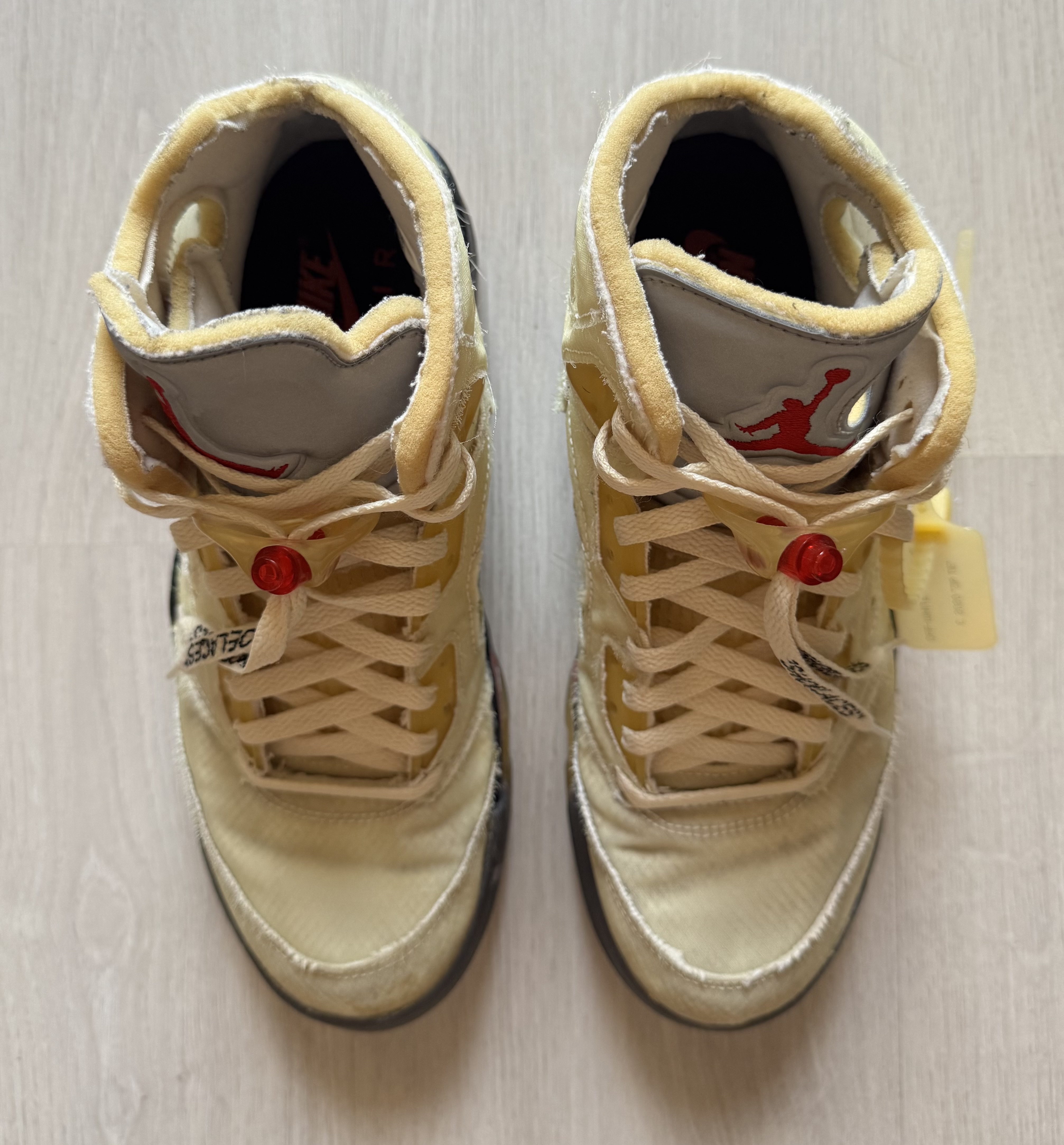 Air Jordan 5 Retro Off-White 'Sail' (2020) photo 3