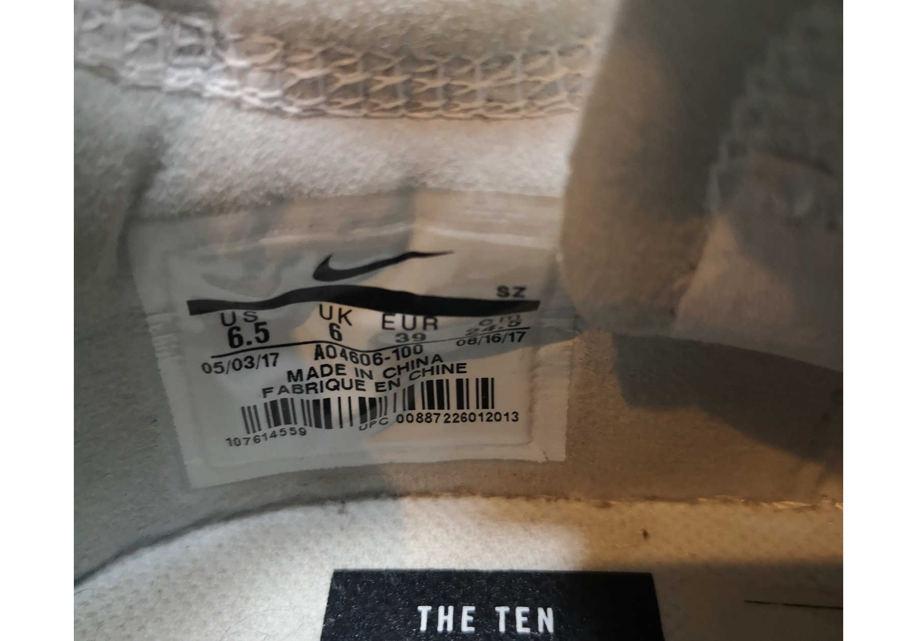 Nike x Off White Air Force 1 Low Virgil Abloh 'The 10 Ten' photo 6