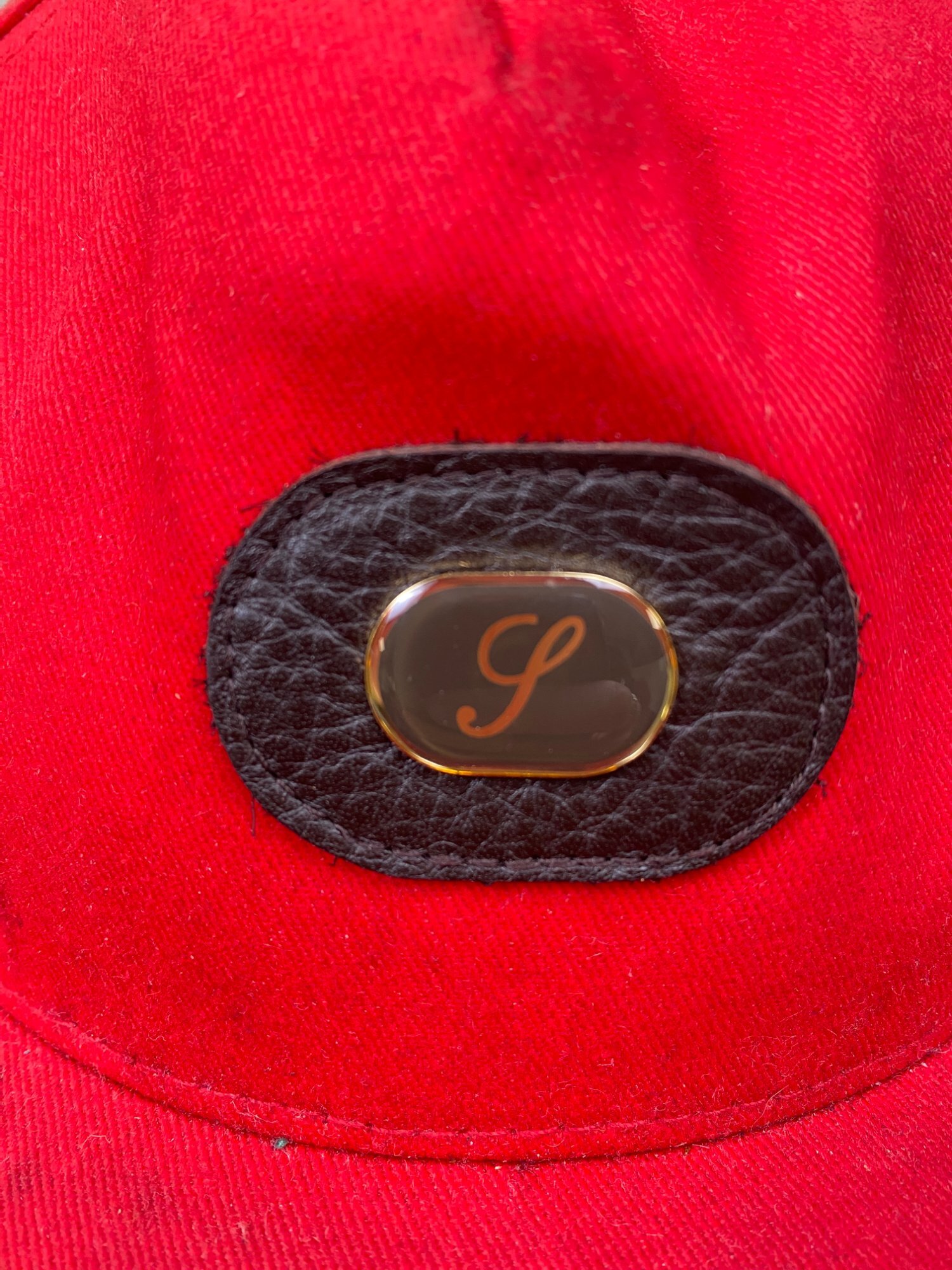 Supreme Script S Logo Leather Patch Cap photo 5