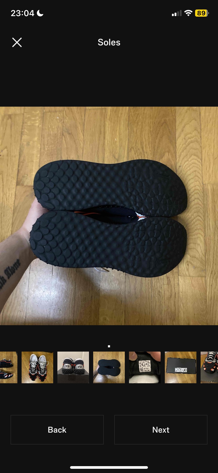 Adidas Y-3 Runner 4D Black Solar Orange (2020) photo 5