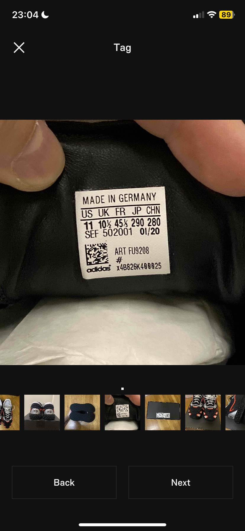Adidas Y-3 Runner 4D Black Solar Orange (2020) photo 6