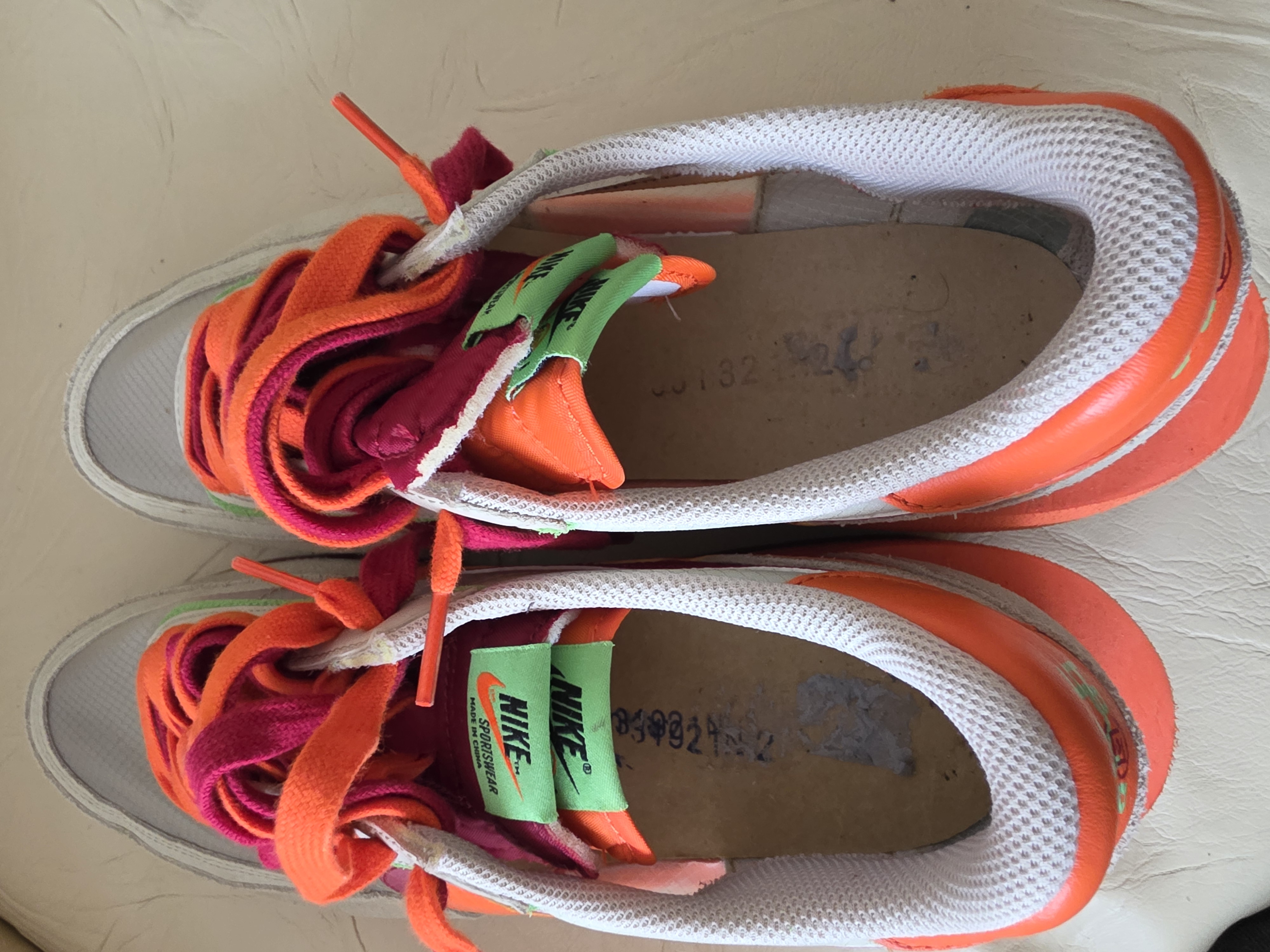 Nike x sacai x Clot LDWaffle 'Kiss of Death Net Orange Blaze' (2021) photo 8