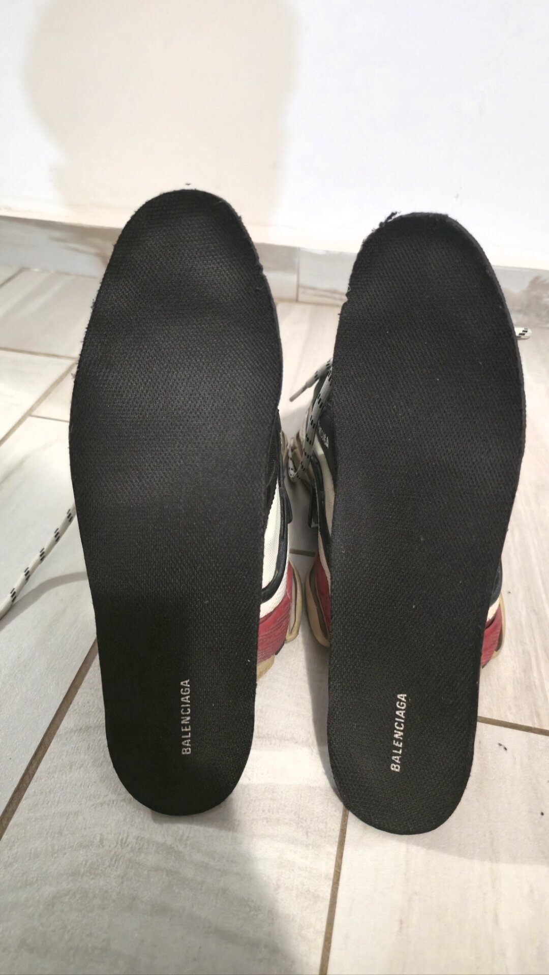 Balenciaga Triple S 'Black White Red' (2018 Reissue) photo 5
