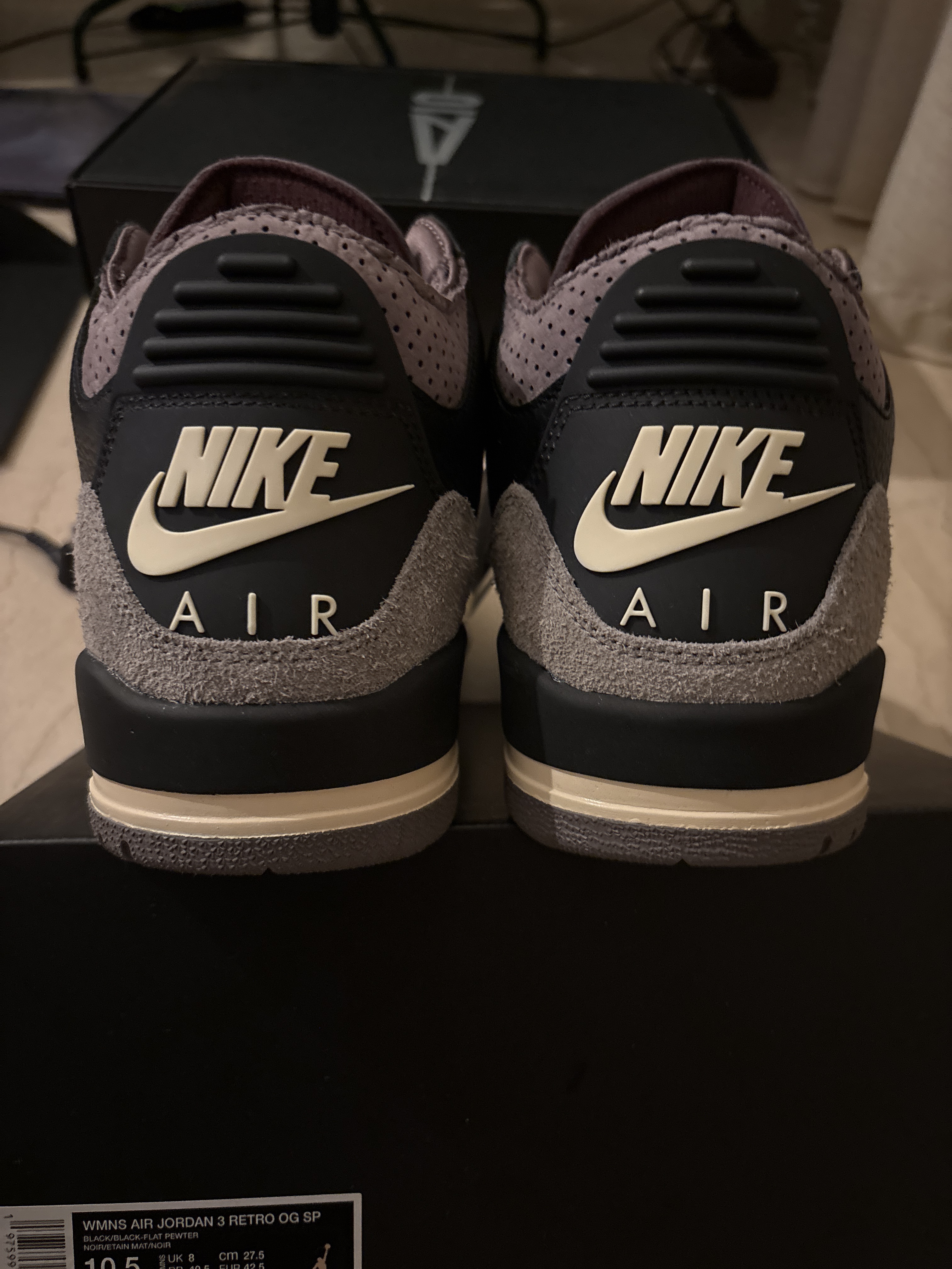Air Jordan x A Ma Maniére 3 OG SP WMNS 'Black' (2024) photo 4