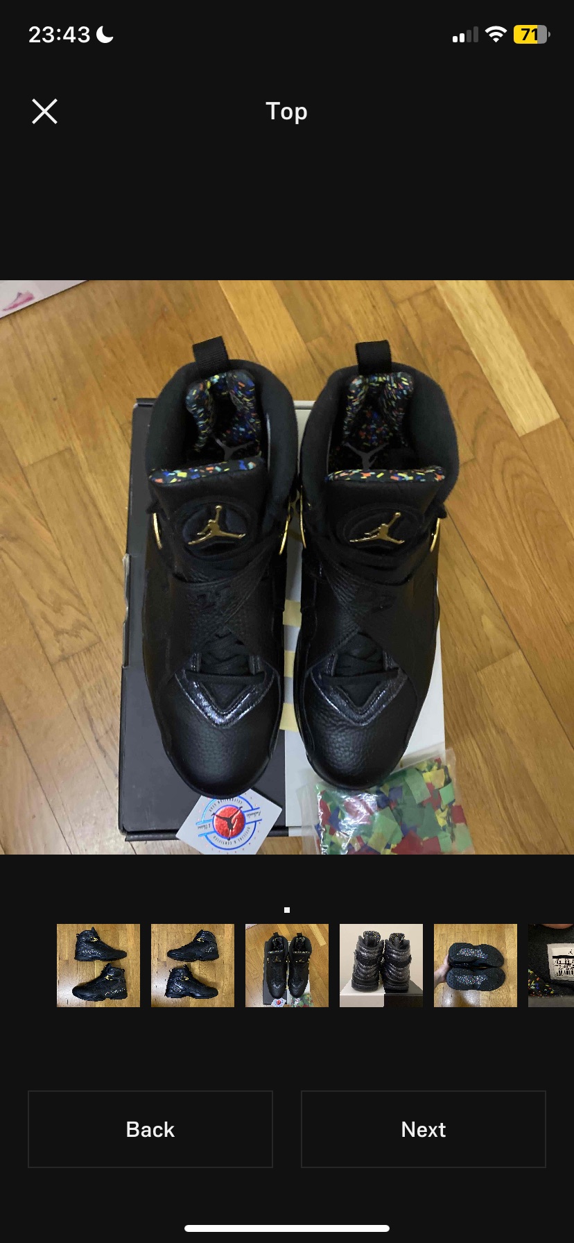 Air Jordan 8 Retro 'Confetti Champion Chip' (2016) photo 3