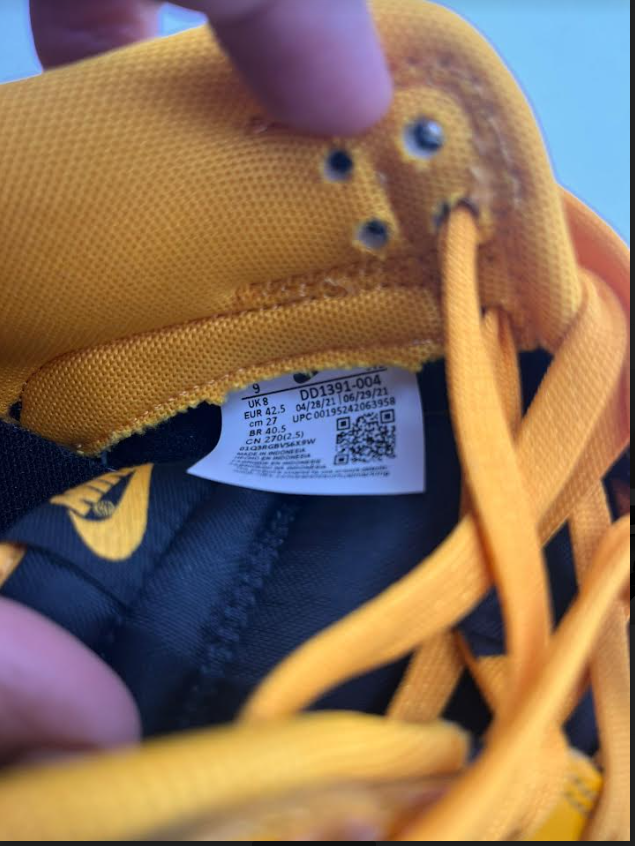 Nike Dunk Low 'Goldenrod' (2021) photo 6